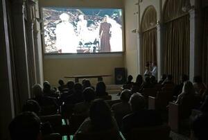 バチカンで上映された映画「長崎 閃光の影で」=10月31日(共同)