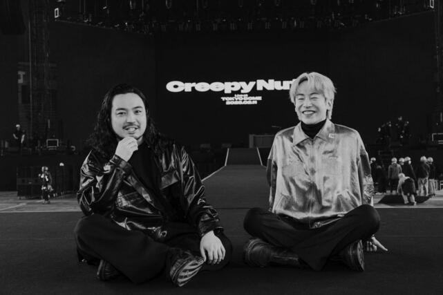 Ｒ－指定（左）とＤＪ松永（ｐｈｏｔｏ　ｂｙ　＠ｈｉｒｏｙａｂｒｉａｎ）