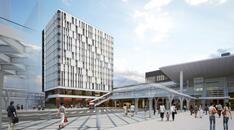 新潟駅万代口に14階建てオフィスビルと10階建てマンション　28年開業へ、建設スタート