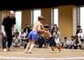 上越地域の小学生が白熱した戦いを繰り広げた「わんぱく相撲上越場所」=25日、上越市戸野目古新田