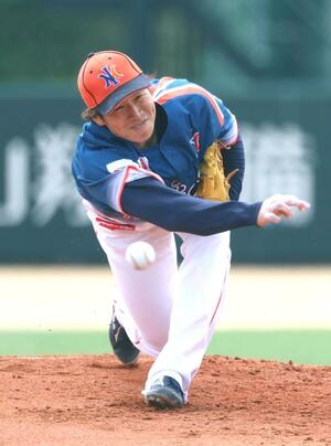 先発した下川隼佑=ヤクルト戸田球場(写真映像部・永井隆司)