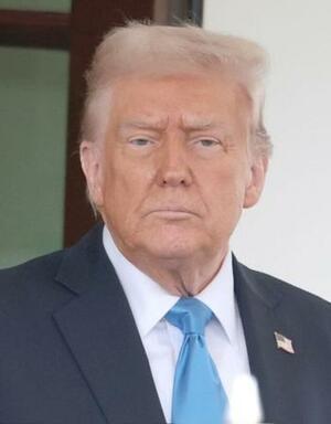 トランプ米大統領(ゲッティ=共同)