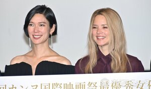 映画『急に具合が悪くなる』ジャパンプレミアに登場した(左から)岡本多緒、ヴィルジニー・エフィラ (C)ORICON NewS inc.