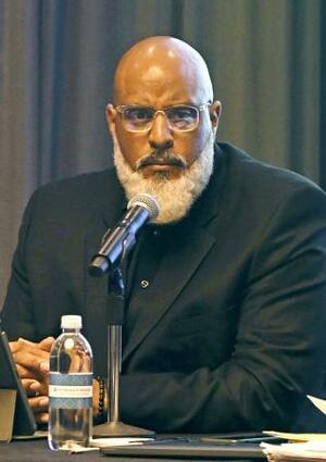 米大リーグ選手会のクラーク専務理事(共同)