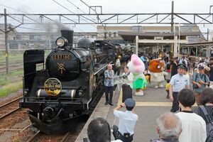 ＳＬばんえつ物語＝２０２５年９月、新潟市秋葉区