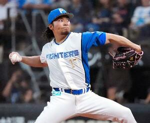 ソフトバンク戦に先発した日本ハム・伊藤=エスコンフィールド