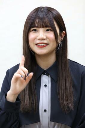  「母によると、保育園の時から『私は声優になる』と言っていたみたいです」と話す稲垣好＝新潟市中央区