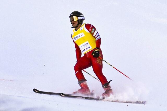 Ｗ杯スキークロス第２戦で４位になった須貝龍＝バルトランス（共同）