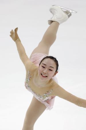 女子フリー 演技する松生理乃=邦和みなとスポーツ&カルチャー