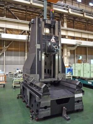 ニイガタマシンテクノが受注した横型マシニングセンターの内部（ニイガタマシンテクノ提供）