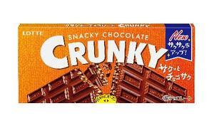 　ロッテの板チョコ「クランキー」