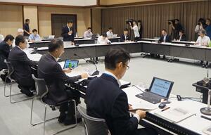 高温下でのコメ栽培技術の周知を確認した新潟米生産対策会議=新潟市中央区