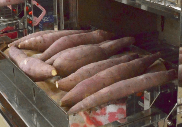 店で使われるサツマイモ