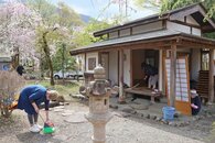 きれいな茶室で抹茶をどうぞ♪観桜会開催の南魚沼・銭淵公園で19日に振る舞い