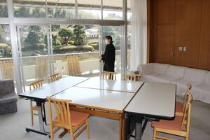 佐渡歴史伝説館が無料で貸し出している「瑞鳥サロン」=佐渡市真野