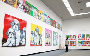 松田ペットの看板のように、まちの記憶とひも付いた造形にも出合える「路傍小芸術」＝新潟市中央区