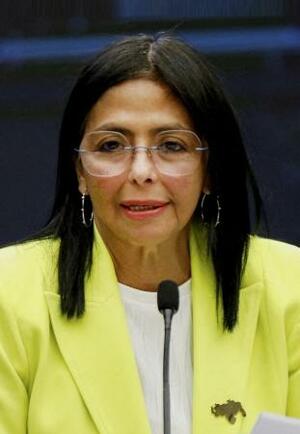 　ベネズエラのロドリゲス暫定大統領（ロイター＝共同）