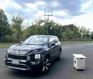 楽天モバイルが配備する移動基地局車(画像の一部が加工されています)