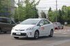 仙台市内を走行する日本型ライドシェアの車両=6月7日