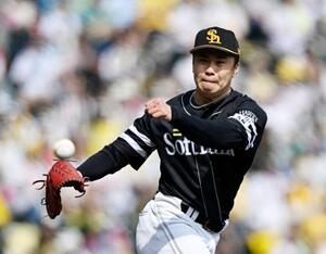 5回1失点で2勝目を挙げたソフトバンク・松本晴=甲子園