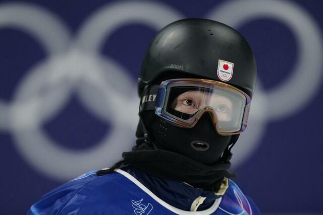 男子ハーフパイプ予選１回目を終えた平野歩夢＝リビーニョ（共同）