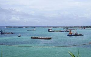 　沖縄県名護市辺野古の大浦湾側