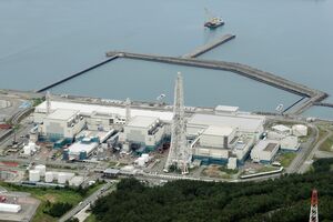東京電力柏崎刈羽原発。左から7号機、6号機、5号機