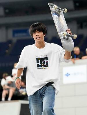 スケートボード男子ストリートで優勝した根附海龍=京セラドーム