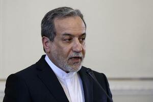 イランのアラグチ外相(AP=共同)