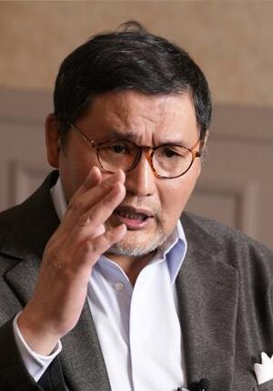 横綱の地位の重みを力説する貴乃花さん=9月下旬撮影