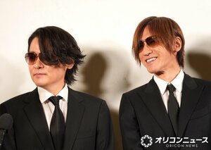 『真矢さん お別れ会』囲み取材に応じたLUNA SEA(左から)RYUICHI 、SUGIZO (C)ORICON NewS inc.