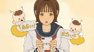 絵コンテを基に作られたCMの一場面