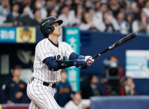 7回日本代表無死、左飛に倒れる大谷=京セラドーム