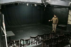 地域の演劇文化を支えてきた新潟古町えんとつシアター＝新潟市中央区東堀通６