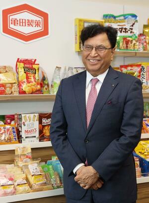 亀田製菓のジュネジャ・レカ・ラジュ会長CEO