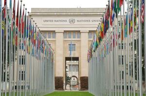 　国連欧州本部＝スイス・ジュネーブ（共同）