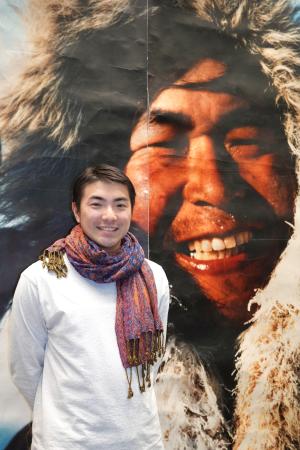 　「植村直己冒険賞」の受賞が決まった小坂薫平さん＝１２日午後、東京都内