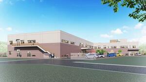 　千葉県松戸市に新設される児童相談所のイメージ図（千葉県提供）