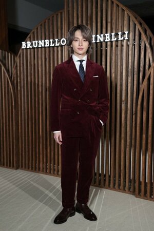 ブルネロ クチネリレセプションに参加したKis-My-Ft2・玉森裕太(C)Brunello Cucinelli
