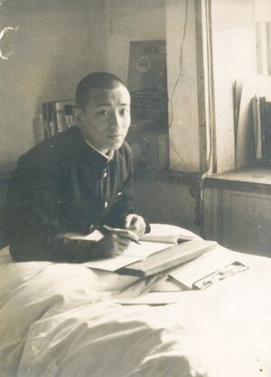 三条養護学校の１年生だった１６歳ごろの矢沢宰（矢沢宰記念事業実行委員会提供）