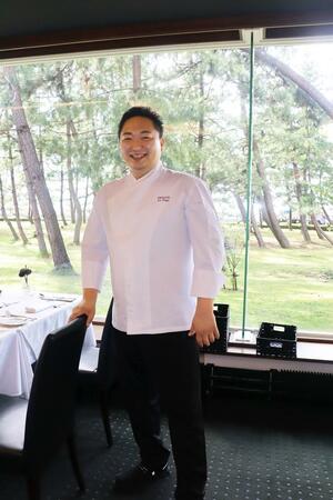 最終審査では鬼太鼓の紹介も予定しているという須藤良隆さん=佐渡市窪田