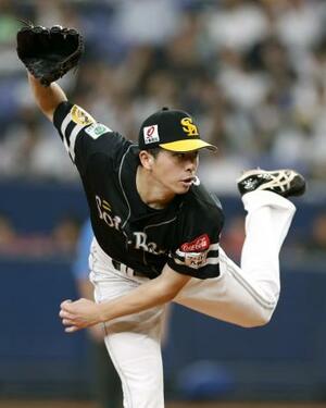7回無失点で6勝目を挙げたソフトバンク・大関=京セラドーム