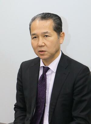 新潟日報社のインタビューに応じた経済産業省資源エネルギー庁の村瀬佳史長官