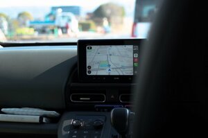 「このマークなに？」5歳の息子が後部座席から撮影したカーナビの写真／田口ナツミ（＠NatsuTagu）さん