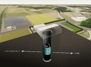 ニュートリノの性質を調べる中間検出器のイメージ図(高エネルギー加速器研究機構ニュートリノグループ提供)