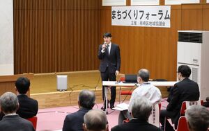 柿崎区のまちづくりについて語り合ったフォーラム=上越市柿崎区