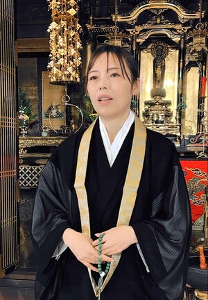 「充実した毎日を送っています」と話す大谷尚子さん＝新発田市大栄町２