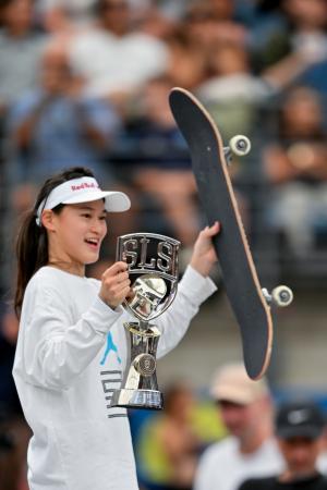 優勝した小野寺吟雲=15日、シドニー(ゲッティ=共同)