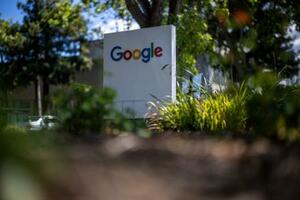 グーグルのロゴ=2025年5月(ロイター=共同)