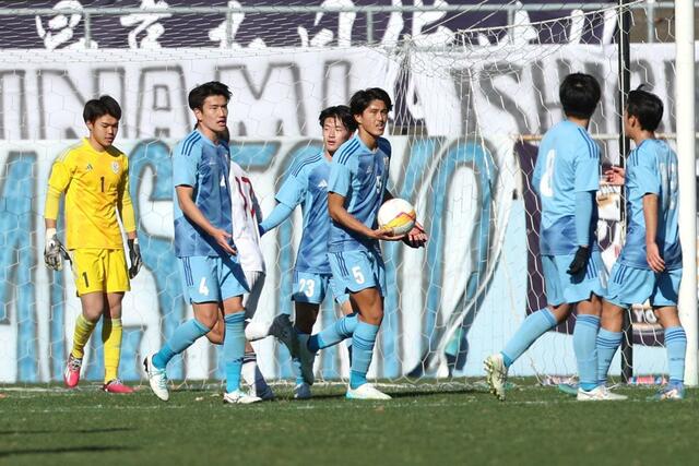 前半、東洋大に先制される＝栃木県グリーンスタジアム